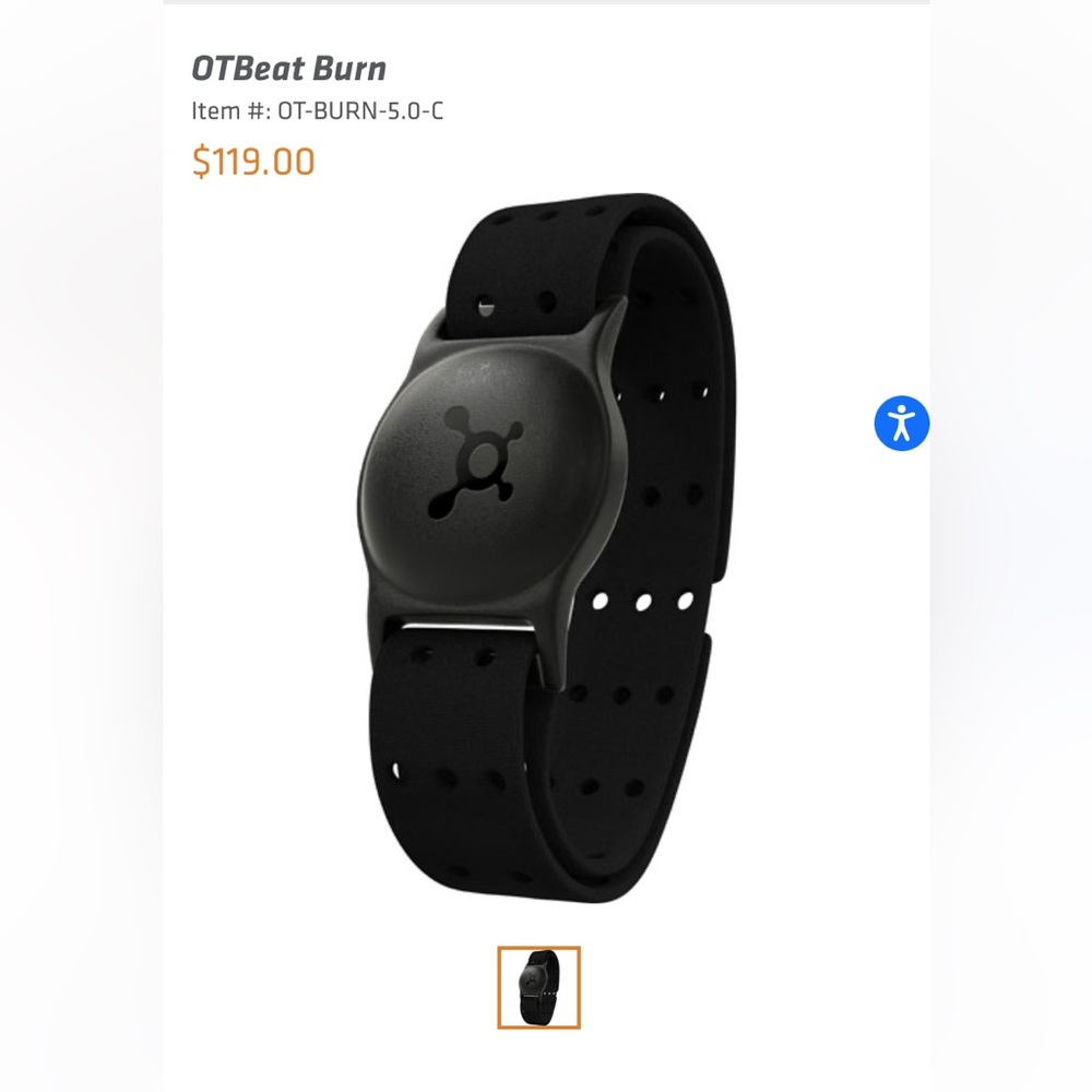 Brand new with box Orangetheory heart rate monitor